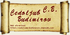 Čedoljub Budimirov vizit kartica